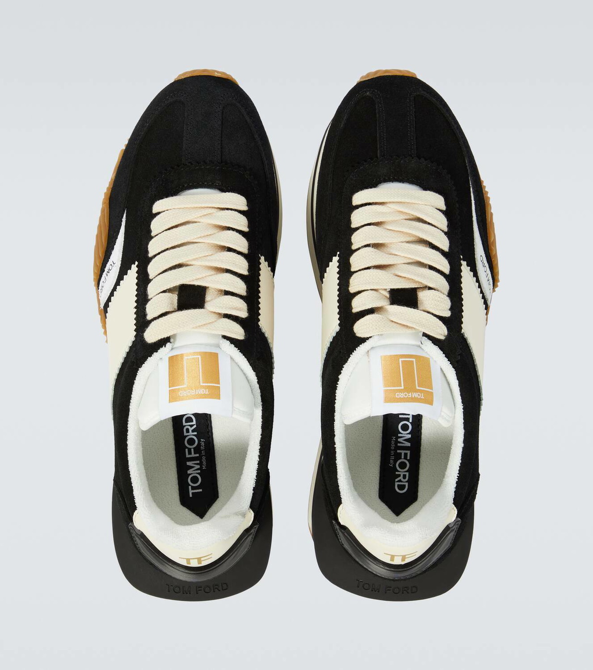 ★TOM FORD ロゴ JAMES スエード スニーカー Tom Ford James suede sneakers TOM FORD