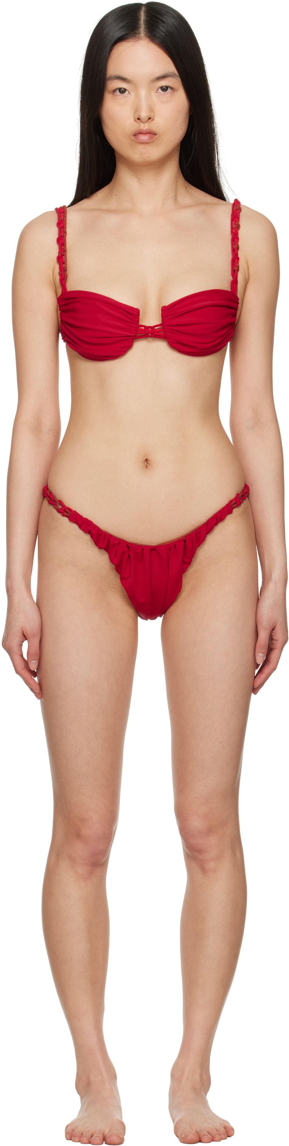 Isa Boulder Red Tri-Twist & Tinytwist Bikini