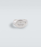 Gucci Logo sterling silver ring