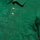Howlin by Morrison Men's Howlin' Mr Fantasy Towelling Polo Shirt in Mezcal Green