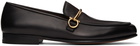 Salvatore Ferragamo Black Calfskin Loafers