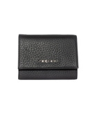 Orciani Black Grained Leather Wallet
