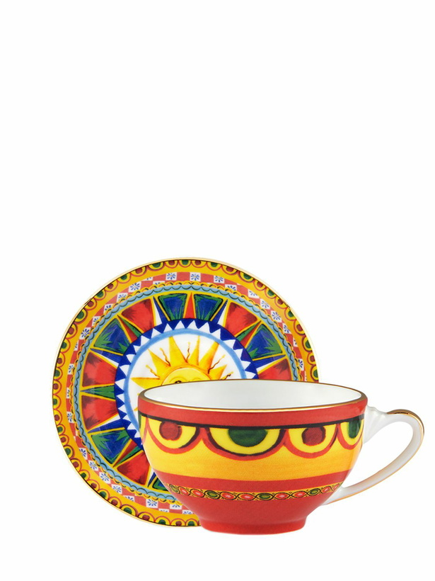 Photo: DOLCE & GABBANA Carretto Sicilian Espresso Cup & Saucer