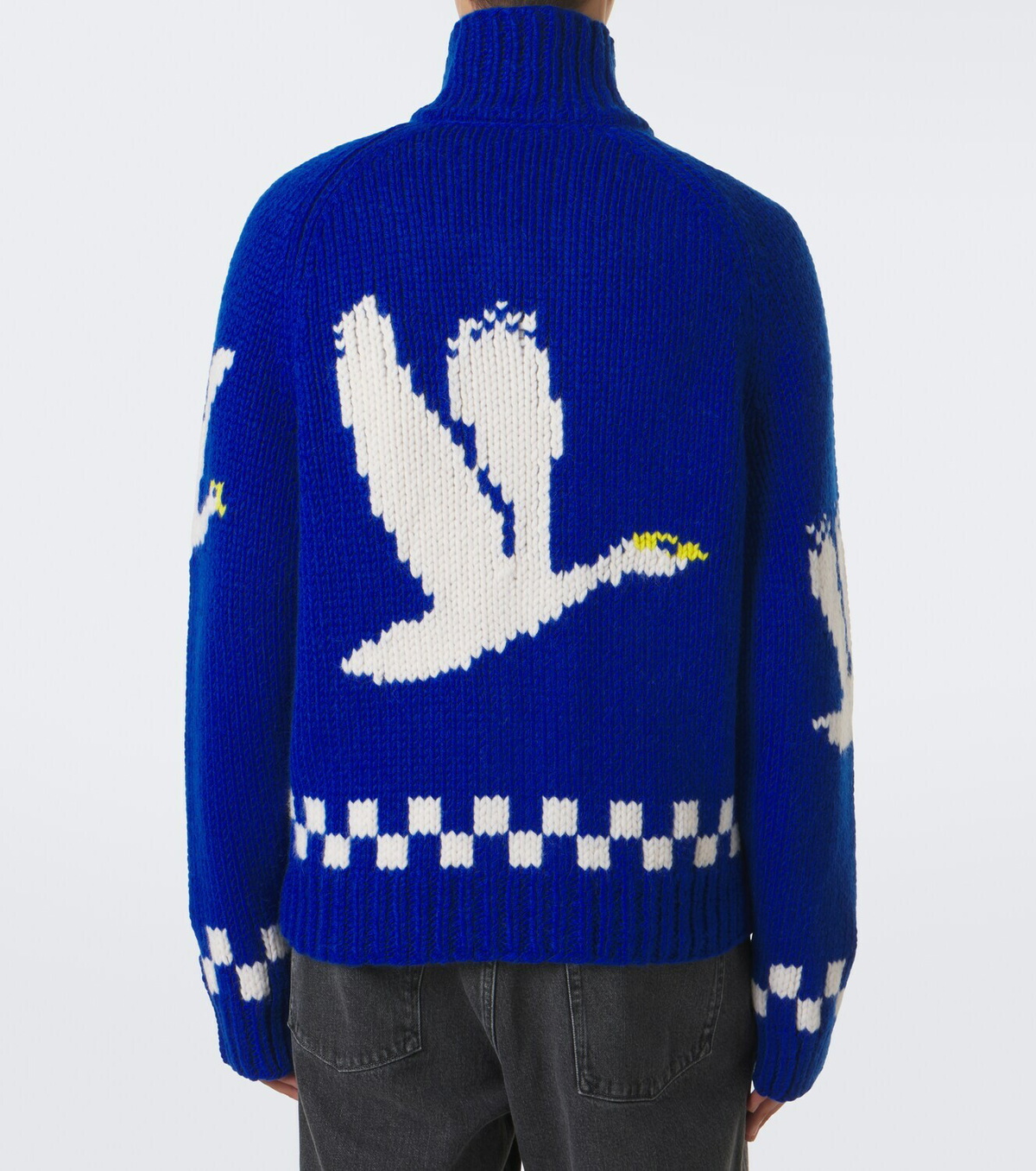 Canada Goose Intarsia wool and alpaca zip-up sweater