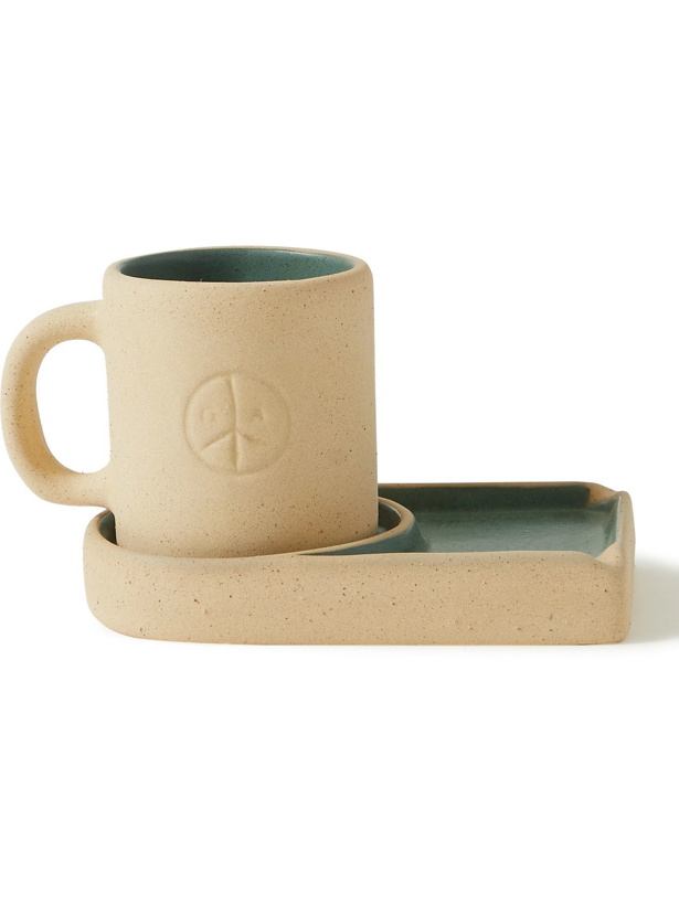 Photo: General Admission - Mister Green Wake and Bake Ceramic Mug and Ashtray Set