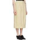 Lemaire Off-White Denim Baggy Skirt
