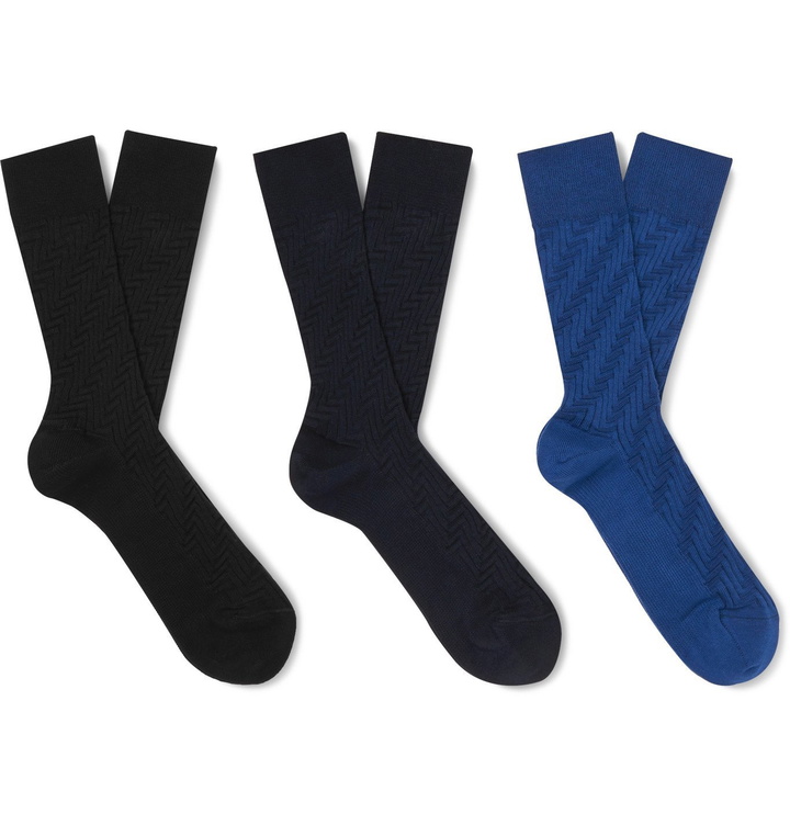 Photo: Missoni - Three-Pack Cotton-Blend Socks - Multi