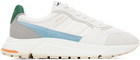 Axel Arigato White & Blue Rush Sneakers