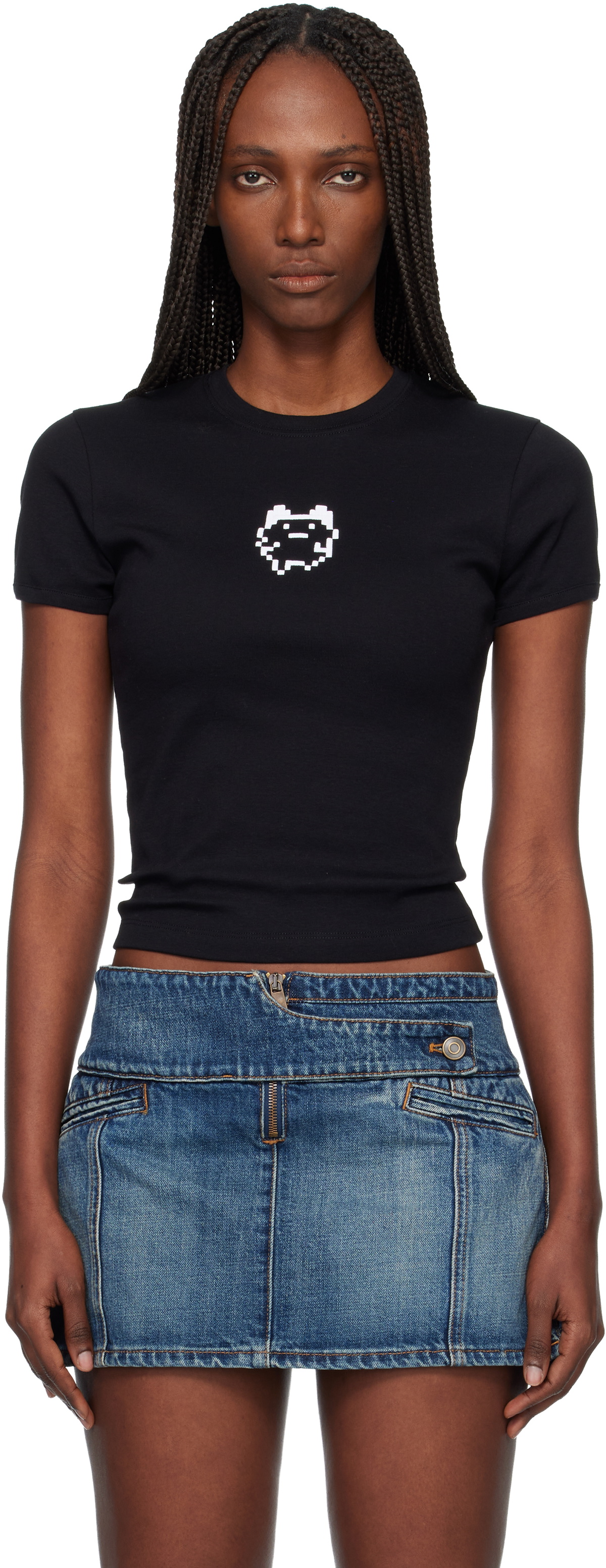Coperni Black Tamagotchi Baby T-shirt