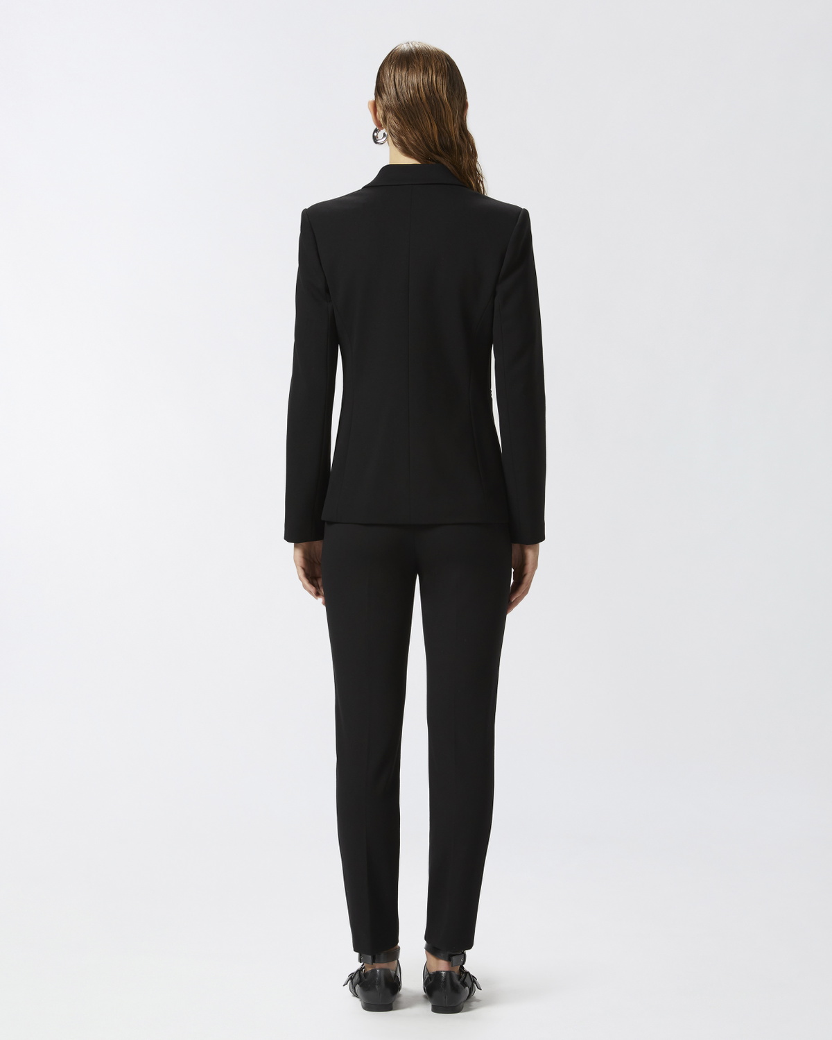 strapless open back dress Pinko, Abito a Portafoglio in Jersey Nero  Formicashop