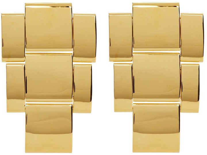 Photo: Balmain Gold Maxi Chain Earrings