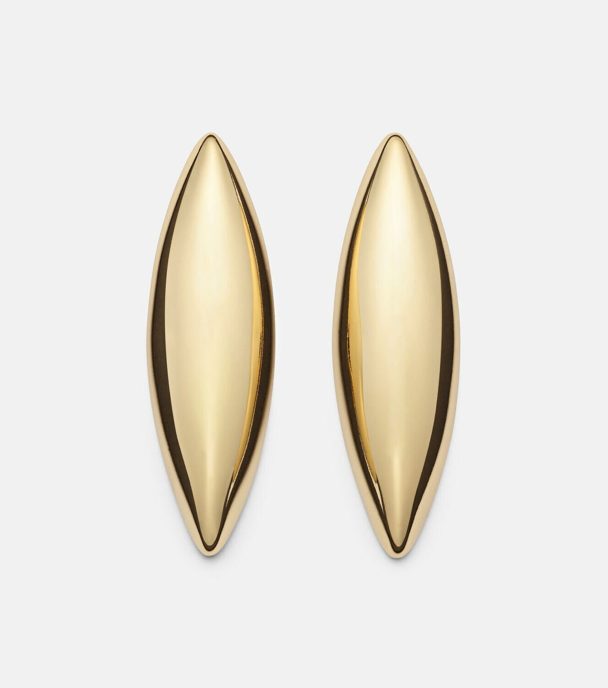 Jennifer Fisher Puffy Dagger Small gold-plated earrings