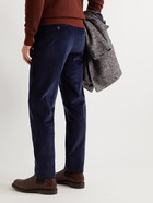 Loro Piana - Straight-Leg Cotton-Corduroy Trousers - Blue