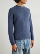 Boglioli - Slim-Fit Wool and Cashmere-Blend Sweater - Blue