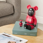 Medicom Be@rbrick Squid Game Guard △ in 100% 400%/Red