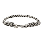 Emanuele Bicocchi Silver Tubular Chain Bracelet