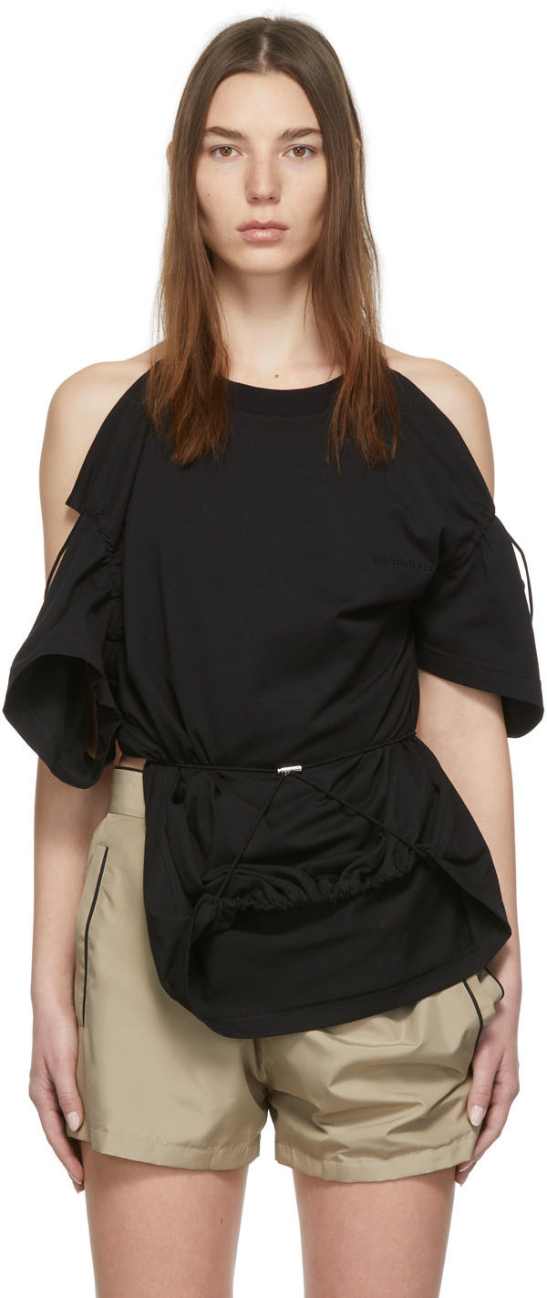 Y/Project Black Classic Convertible T-Shirt Y/Project