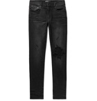 AMIRI - Skinny-Fit Distressed Stretch-Denim Jeans - Men - Black