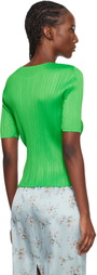 PLEATS PLEASE ISSEY MIYAKE Green Monthly Colors April T-shirt