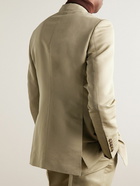 TOM FORD - Shelton Slim-Fit Cotton and Silk-Blend Suit Jacket - Neutrals