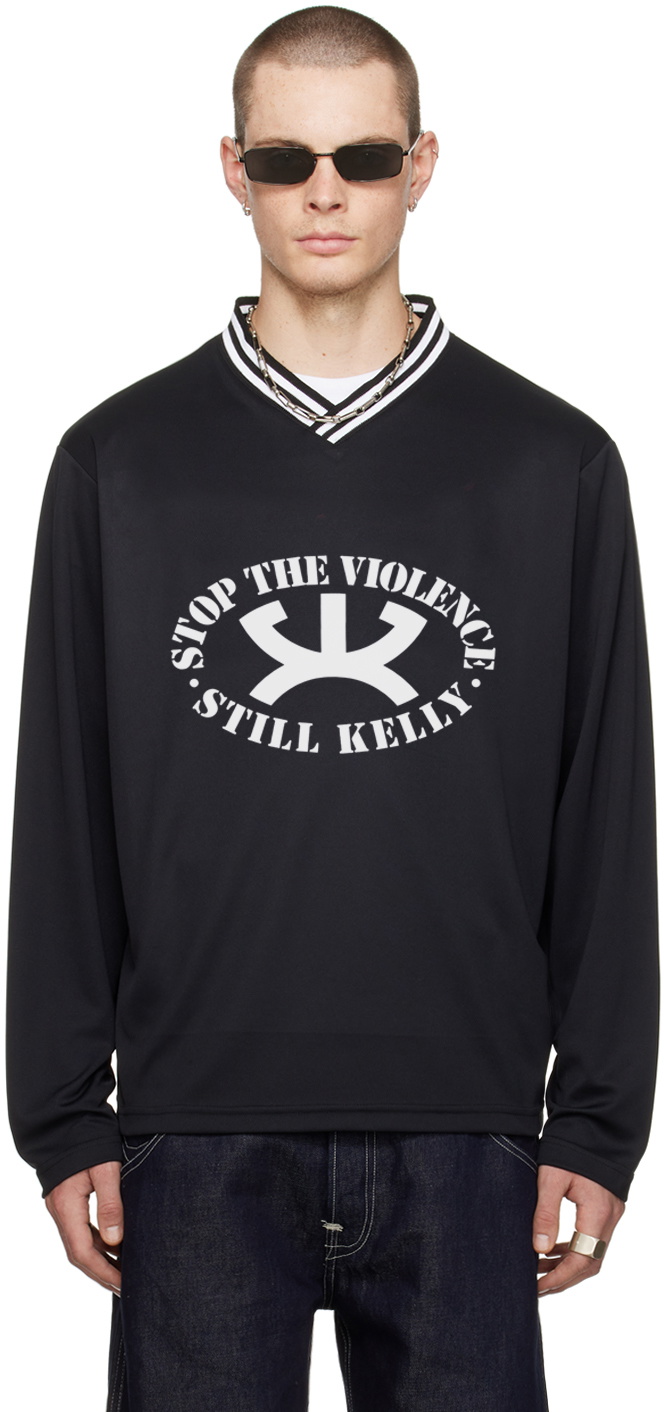 Still Kelly Black 'Stop the Violence' Sport Sweatshirt