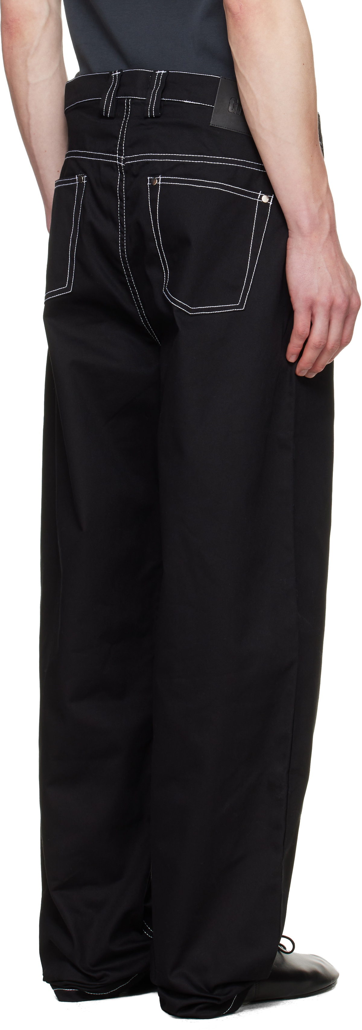 GmbH Black Cyrus Double Fly Trousers