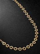 Yvonne Léon - Collier Lentille Gold Necklace