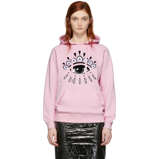 Photo: Kenzo Pink Eye Logo Hoodie