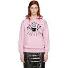 Kenzo Pink Eye Logo Hoodie