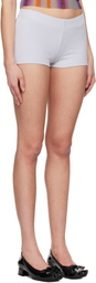 Serapis Gray Monogram Shorts