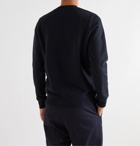 LOEWE - Slim-Fit Logo-Embroidered Loopback Cotton-Jersey Sweatshirt - Blue