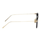 Linda Farrow Luxe Black and Gold 16 C9 Sunglasses