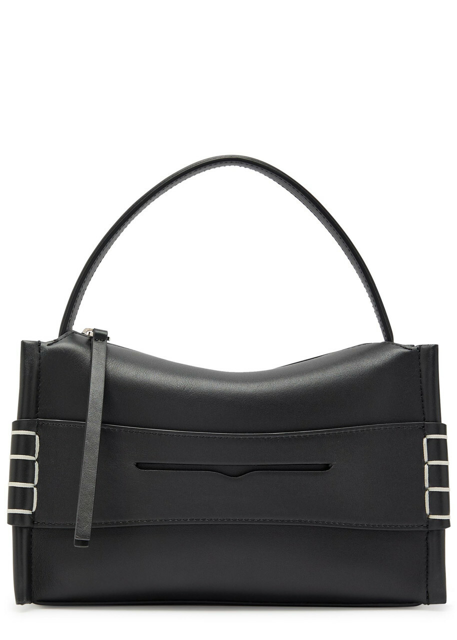 JW Anderson Loafer Small Leather top Handle bag - Black - One Size