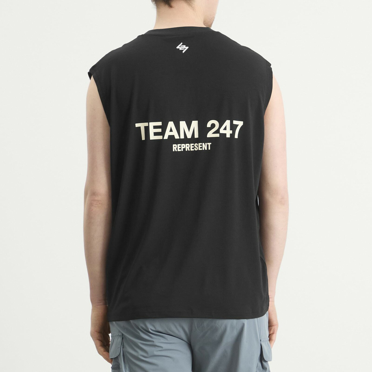 Represent 247 Men's Represent Team 247 Oversized Tank in Jet Black
