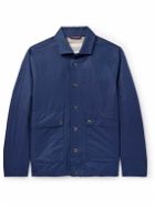 Brunello Cucinelli - Linen and Silk-Blend Jacket - Blue