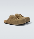 Balenciaga Dumbo suede slides