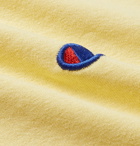 Champion - Logo-Embroidered Cotton-Jersey T-Shirt - Yellow
