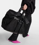 Balenciaga 24/7 fishnet tote bag