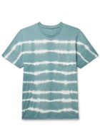 Hartford - Tie-Dyed Cotton-Jersey T-Shirt - Blue