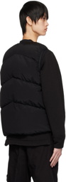 Stone Island Black Quilted Reversible Down Vest