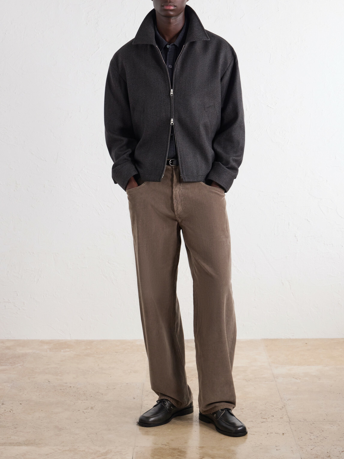mfpen - Mail Wool-Blend Blouson Jacket - Gray