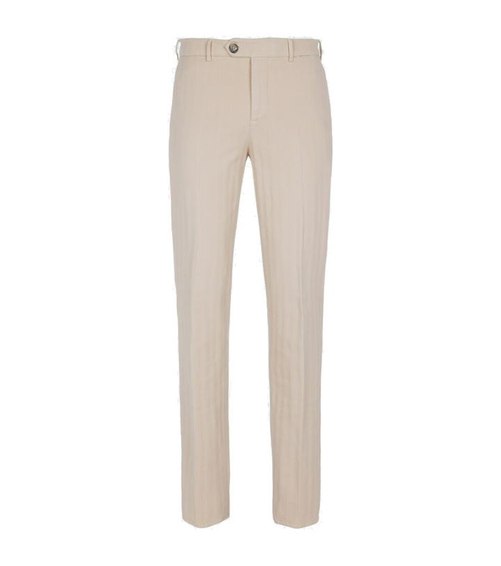 Photo: Brunello Cucinelli - Stretch-cotton pants