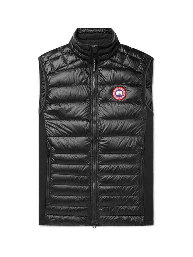 Photo: CANADA GOOSE - Hybridge Lite Slim-Fit Quilted Shell Down Gillet - Black