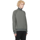 Dries Van Noten Grey Half-Zip Sweatshirt