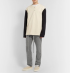 Fear of God - Slim-Fit Tapered Mélange Loopback Cotton-Blend Jersey Sweatpants - Gray