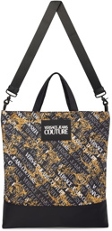 Versace Jeans Couture Black Logo Couture Tote