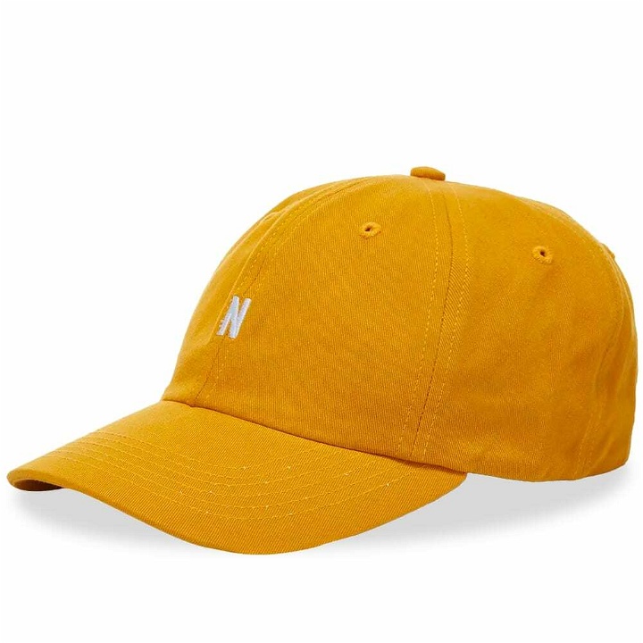 Photo: Norse Projects Men's Twill Sports Cap in Chrome Yellow