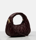 Miu Miu Wander Mini matelassé leather top-handle bag