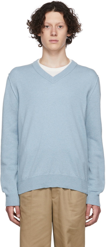 Photo: Maison Margiela Blue Cashmere Sweater