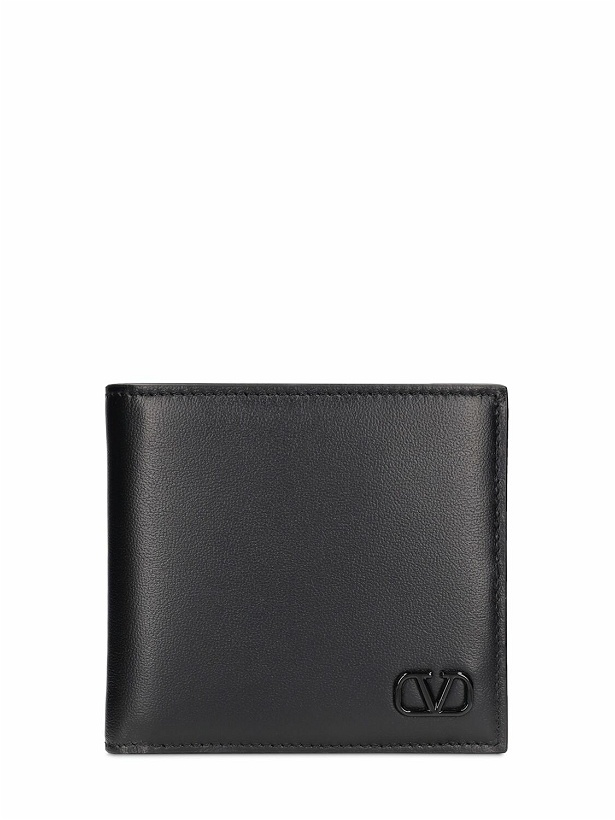 Photo: VALENTINO GARAVANI - V Logo Billfold Leather Wallet